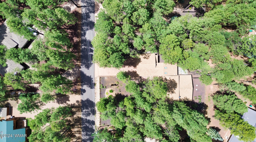 Aerial View Top of Home