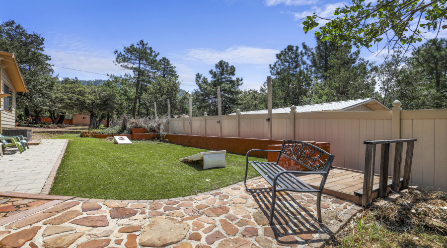 Backyard Entertainment Area