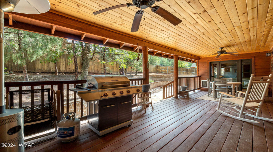 Back covered Deck