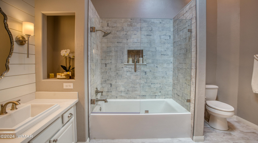 Stunning remodeled Guest bath