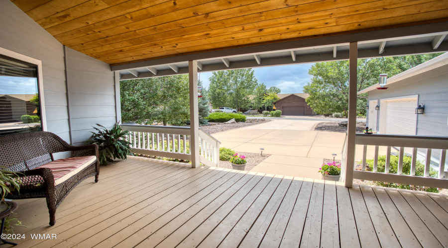 Large covered Front porch