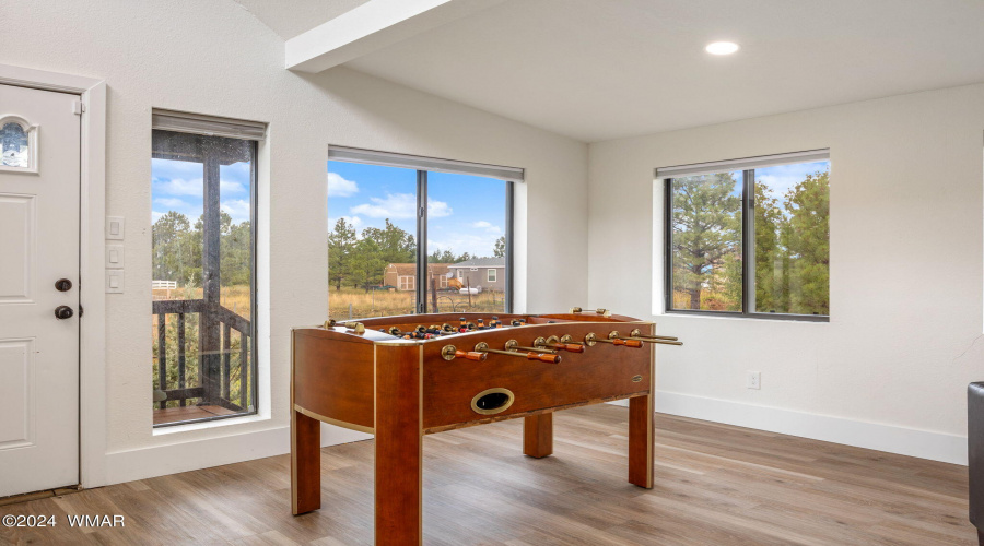 Family game room