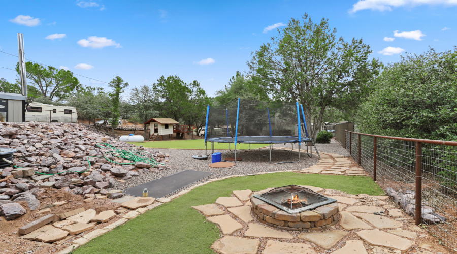 Yard with Firepit