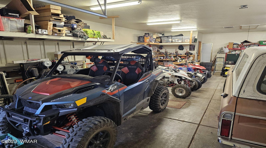 Garage & work area