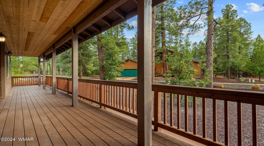 Covered front porch