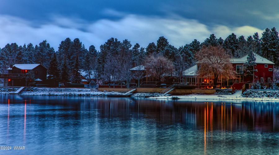 photo pinetop sunrise rainbow lake arizo