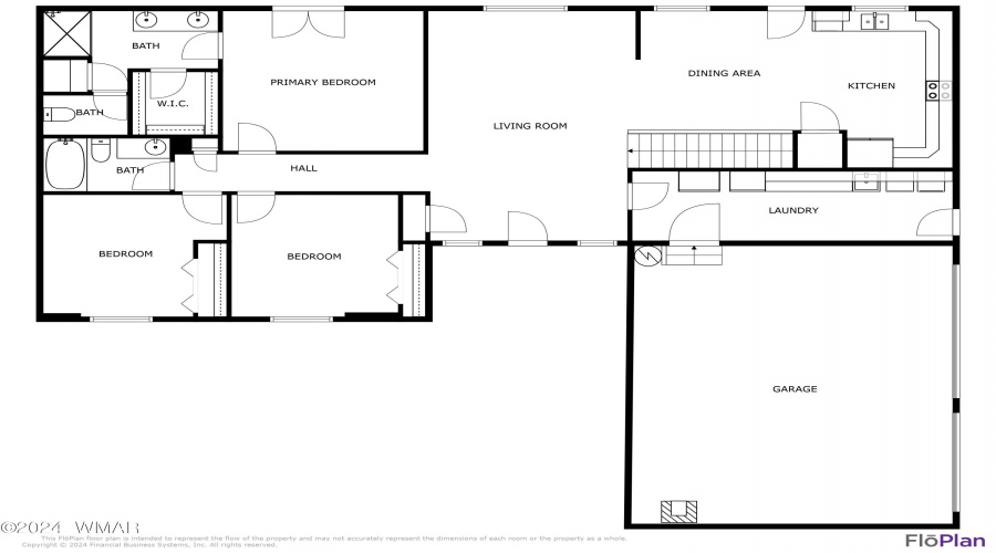 Floor plan upstairs