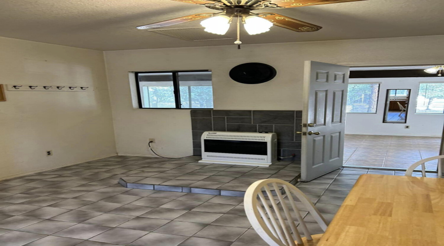 kitchen looking to front room door