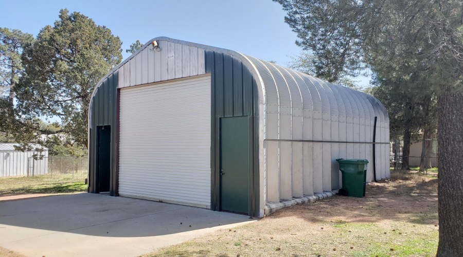 Quonset Garage fr NE