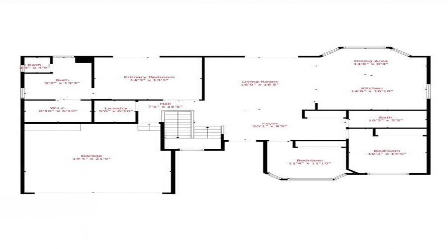 Main Level Floorplan