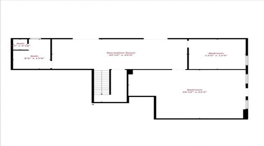 Walkout Basement Level Floorplan