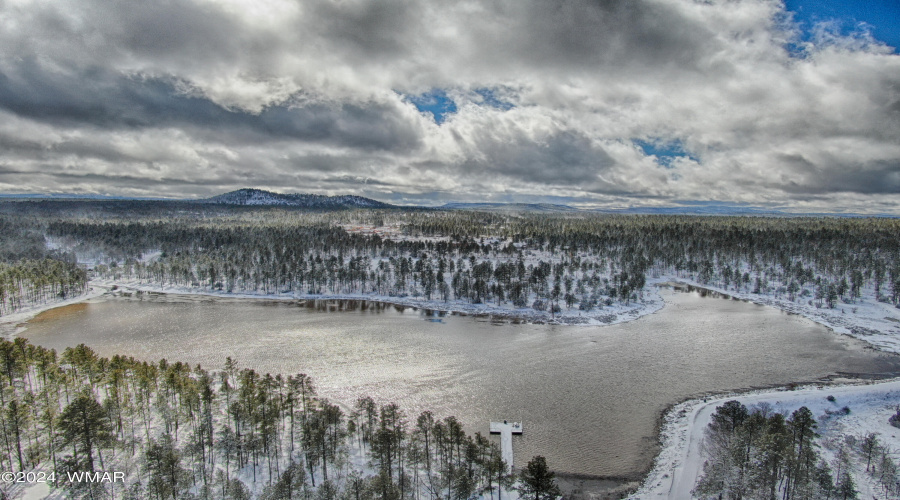 Woodland Lake in Winter