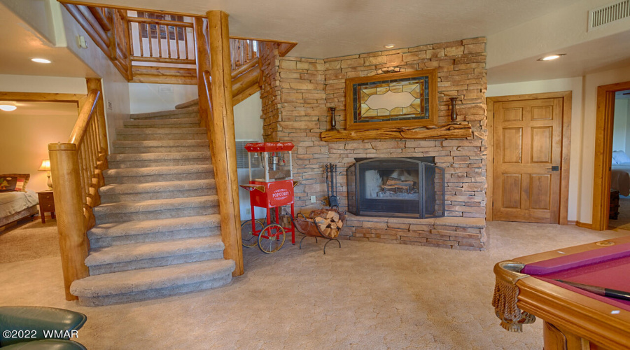 Game Room Fireplace