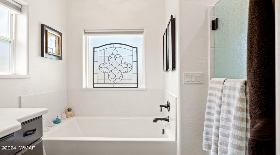 Soaking Tub and Shower