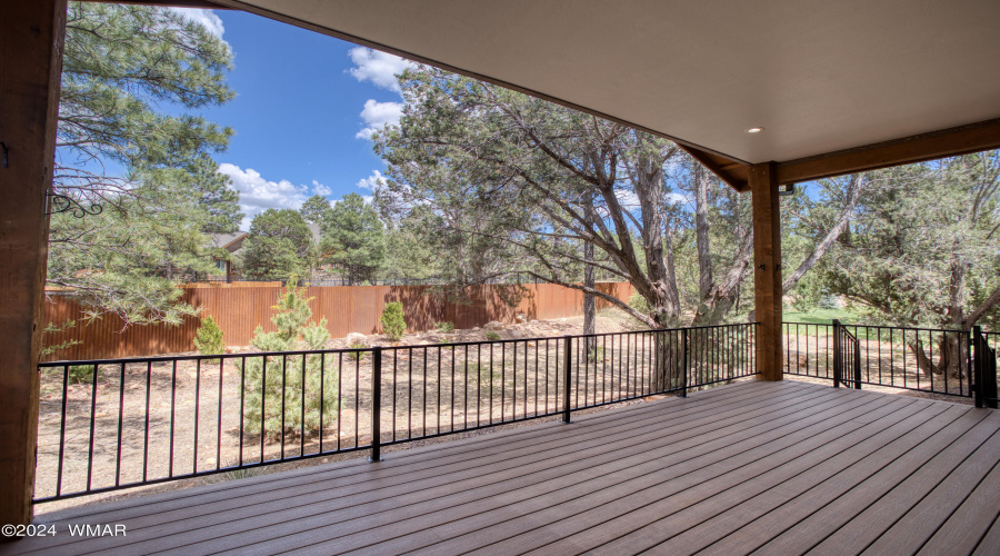 Back Covered Deck