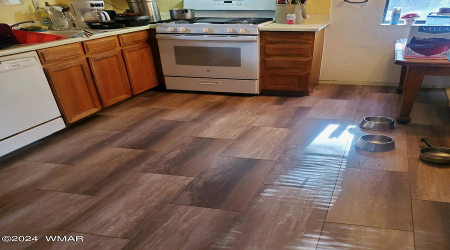 New kitchen flooring