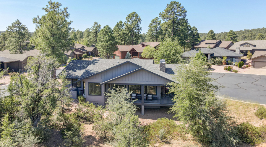 Back of Home Aerial