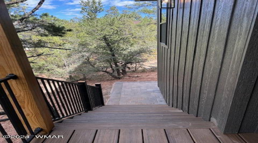 Stairs off Back Deck