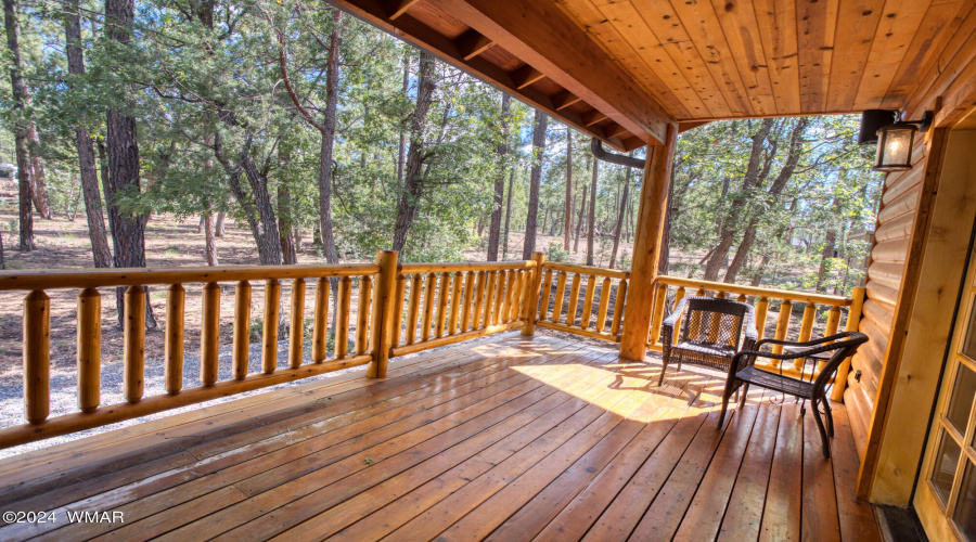 Back Deck in front of Primary Bedroom