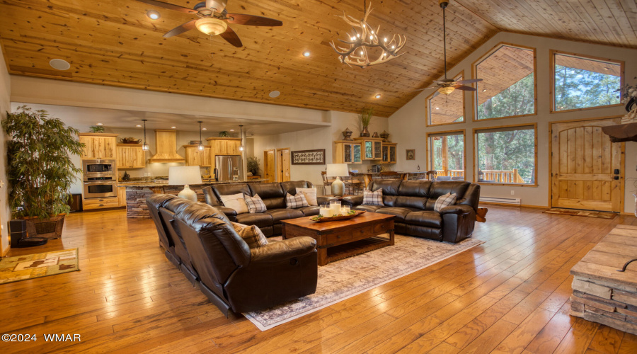 Great Room into Kitchen