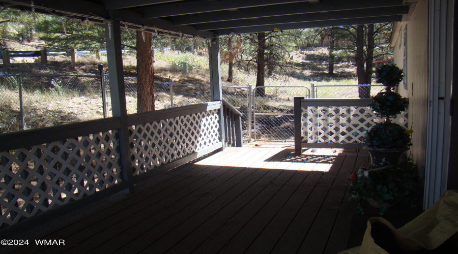 Back deck