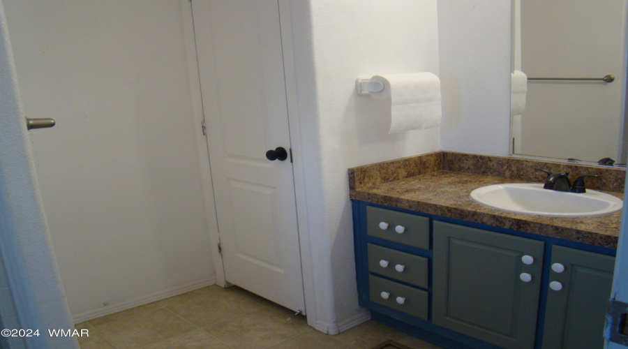 Sink Master bath storage