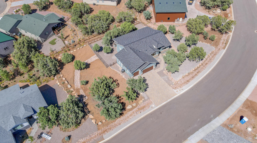 Aerial Above House