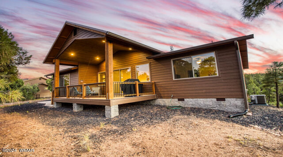 Back Deck at Sunset