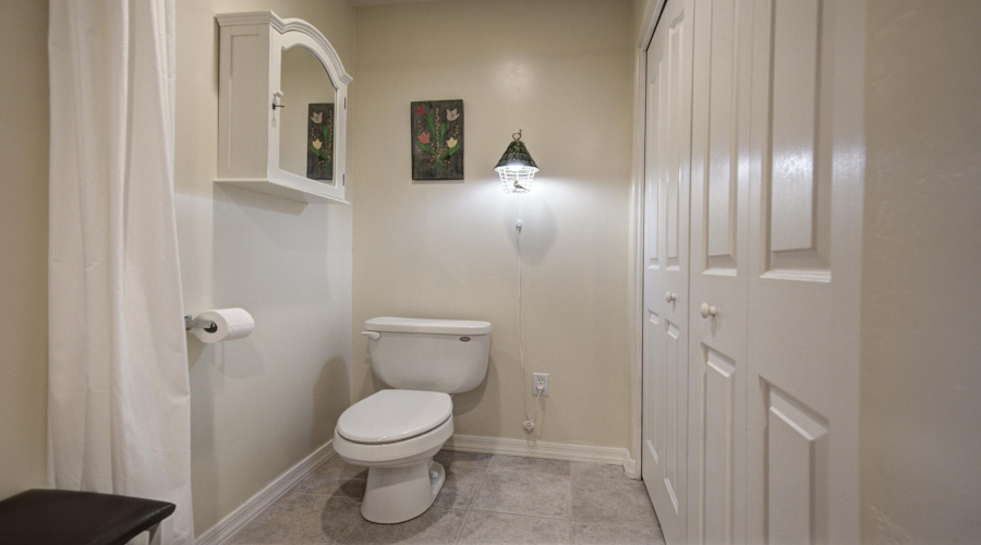 Half Bath in Laundry Room