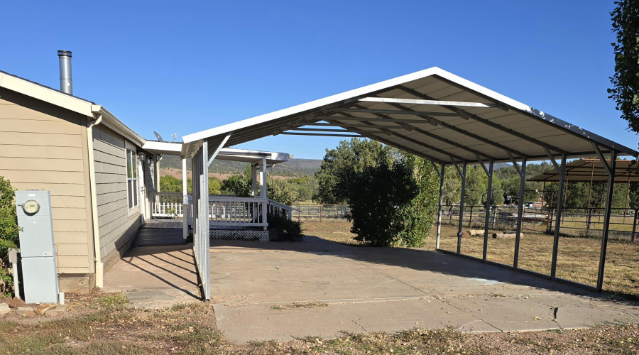 Carport & Back Porch