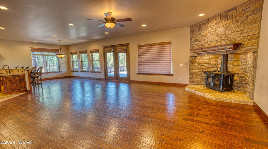 Great Room into Dining Area