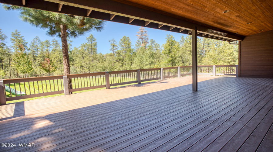 Covered Back Deck