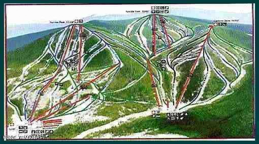 Sunrise Ski Map