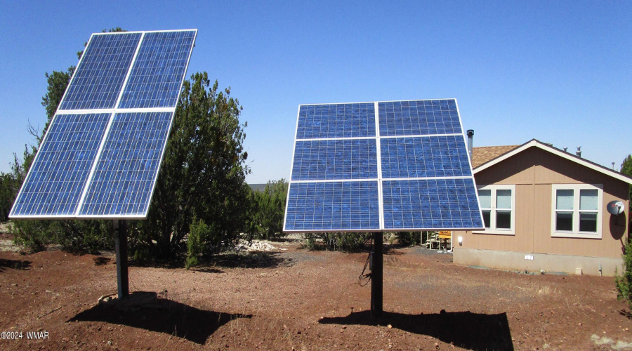 Solar Panels South view of home