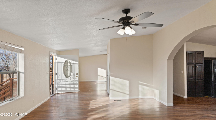 Living room to kitchen