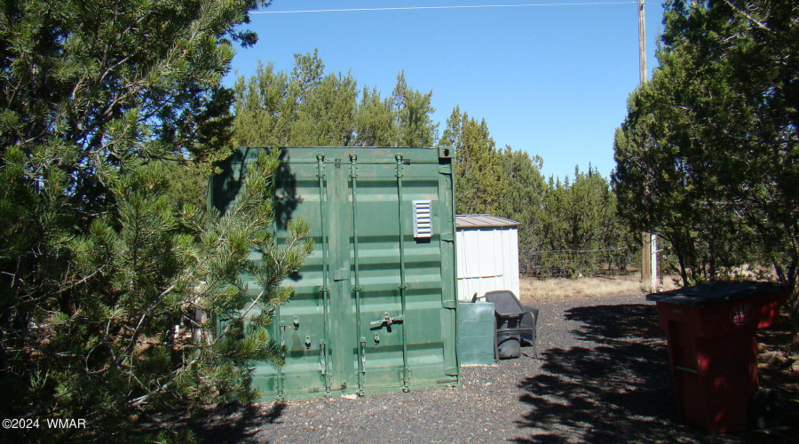 Shipping container storage