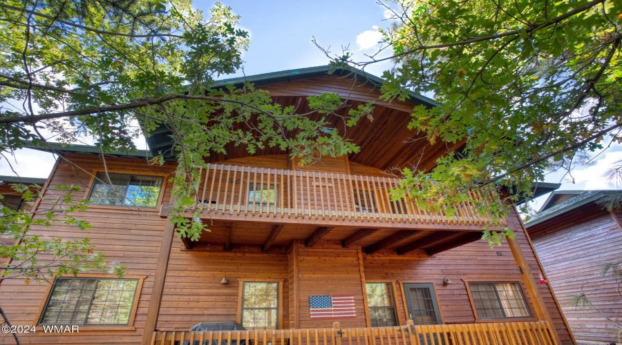 Exterior Back Porch (Upper Unit)