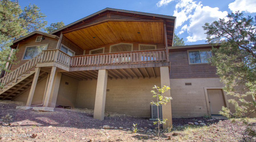 Elevated Back Deck