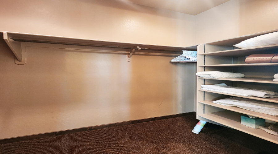 Primary Suite Walk in Closet