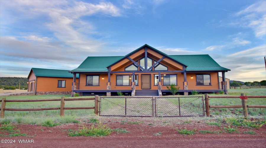 Fenced and gated home