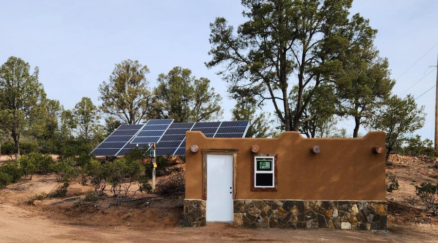 pump house and solar