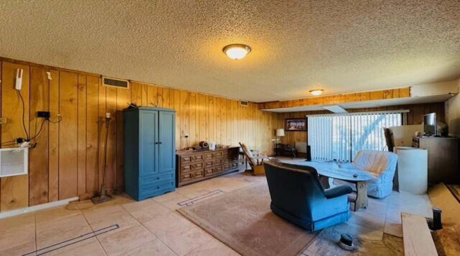 basement bedroom area