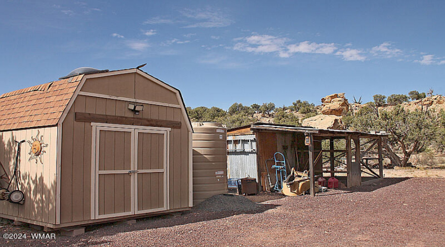 Shed & Water Tank