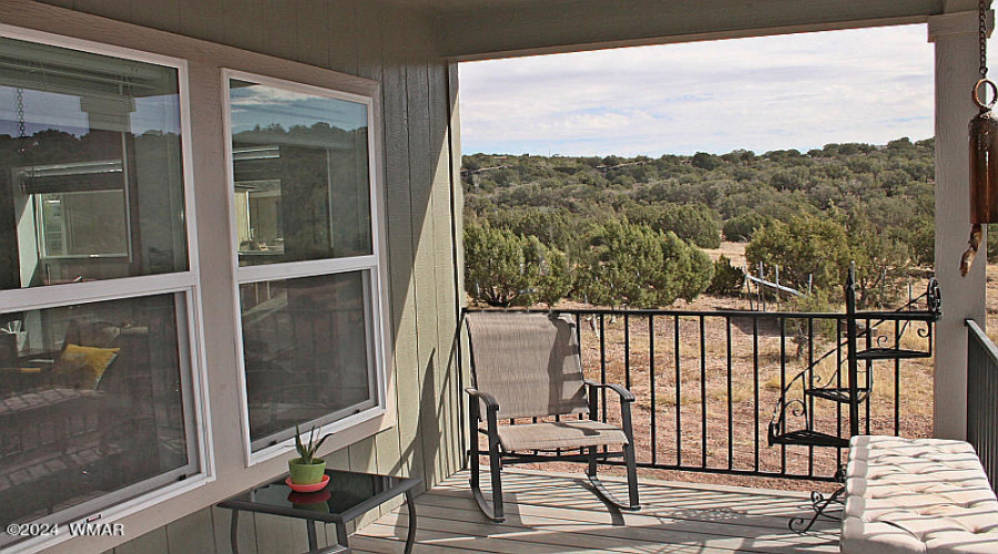 Relaxing Covered Front Deck