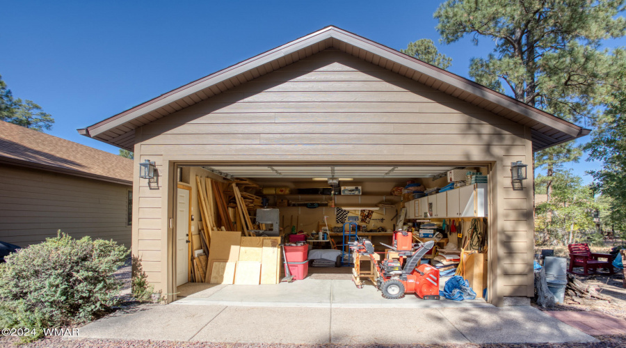 Garage with Ample Storage