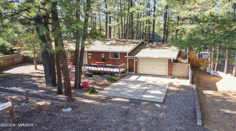 Aerial View of the Home