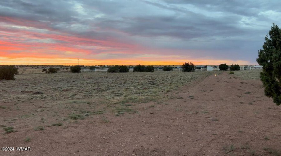 Land with Sunset