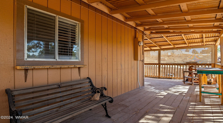 Covered patio