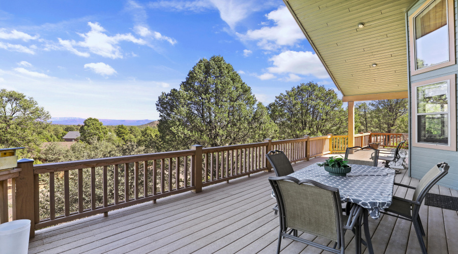 Deck with Million dollar views