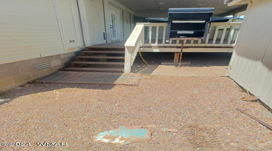 Stairs to Back Deck